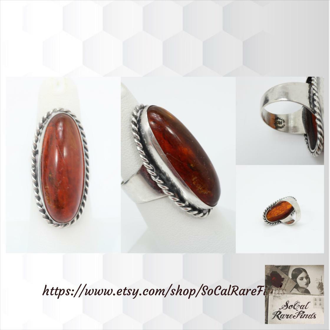 Wow picks! Vintage 925 Sterling Amber Ring By Carl Ove Frydensberg COF Denmark Ring at $349.00 at etsy.com/listing/109933… Choose your wows. 🐕 #AmberRing #SterlingRing