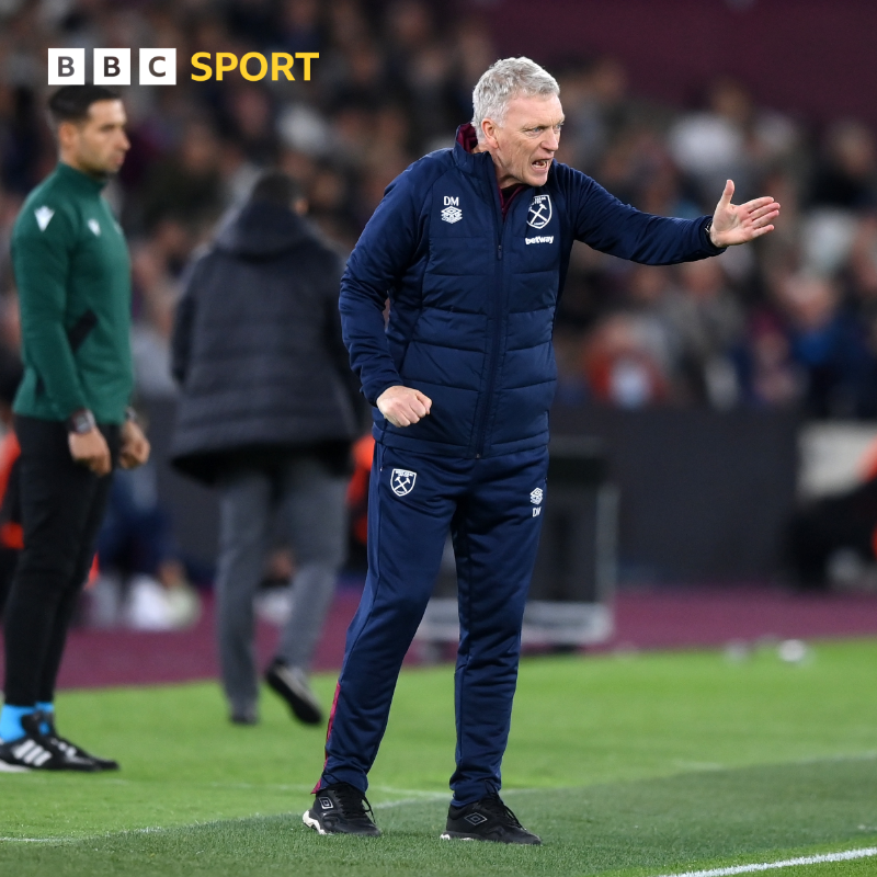 BBCSport's tweet photo. Already back under way at London Stadium ๐ข
Jarrod Bowen has added another for the hosts just after the restart โฝ
Listen and follow along for live updates โคต๏ธ
#BBCFootball #UECL #WHULAR