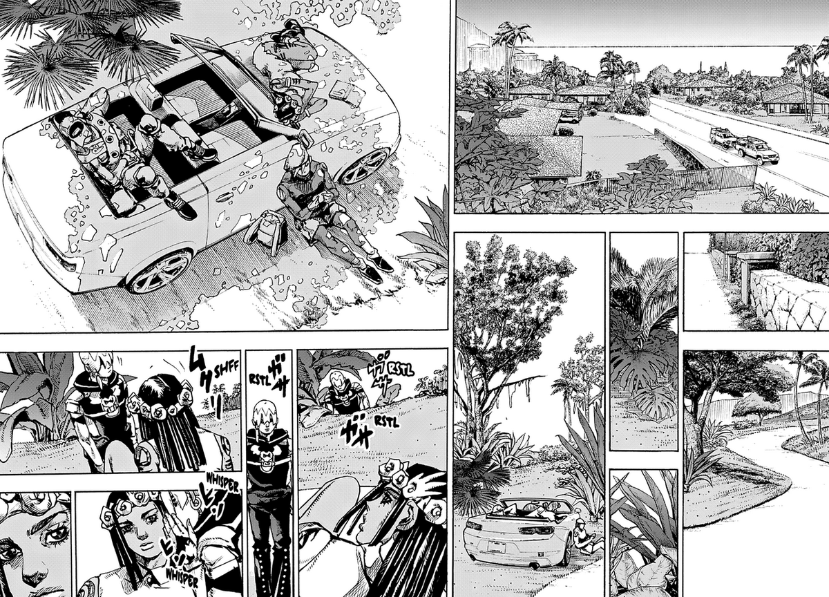 chrisuus_'s tweet photo. Reading Jojolands feels so good!
It's so scenic, almost like watching it as a movie. The whole environment looks so spacious and beautiful, even more than SBR and JJL https://t.co/DkHKwgvZMG