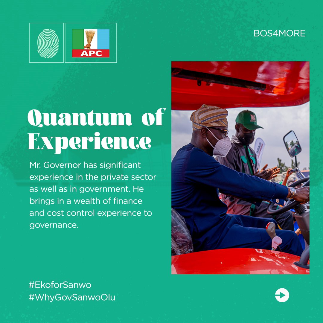OlalereOdusote's tweet photo. Why Vote Babajide Sanwo-Olu? https://t.co/fZunDprOwd