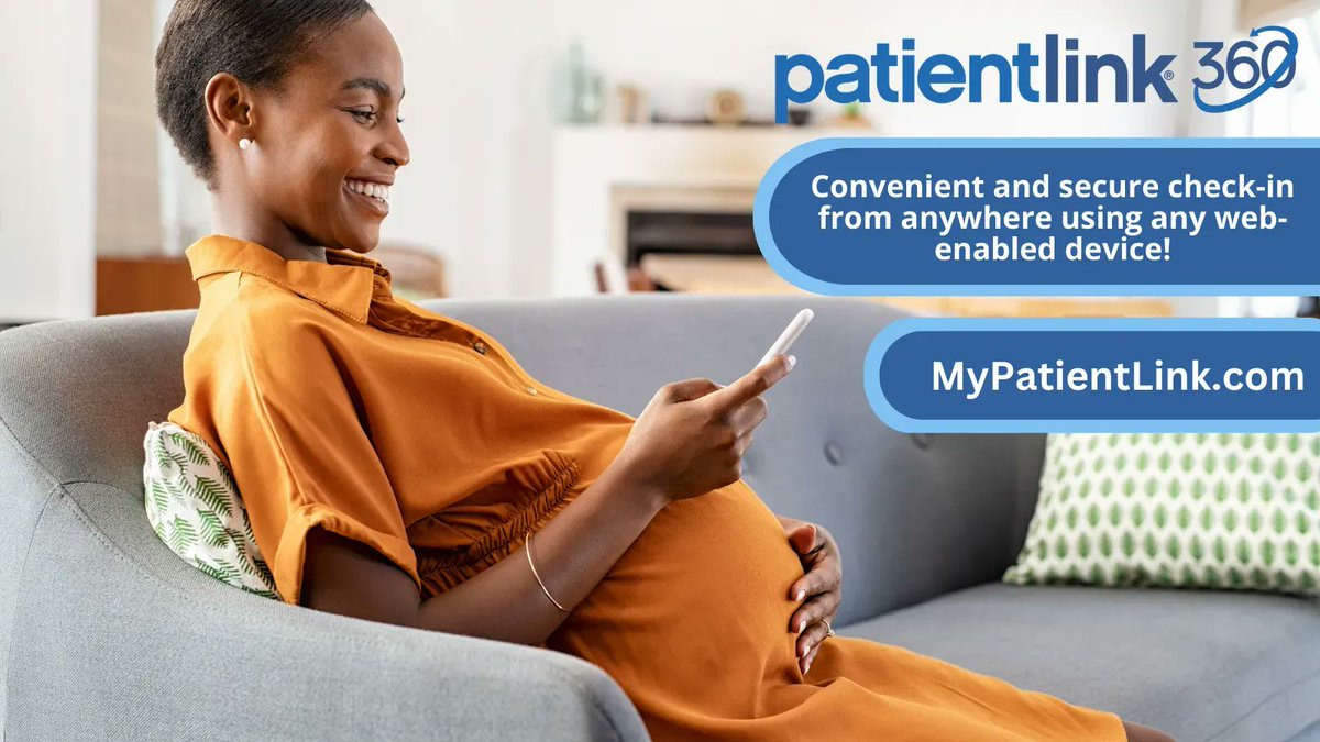#PatientLink360 provides convenient, secure + contactless #patientintake via any web-enabled device. All data collected is delivered to the EHR/PM as discrete structured data. 

Learn more: buff.ly/409kjy5

#PatientLink360 #digitalhealth #clinicworkflow #EHR #PM #healthIT