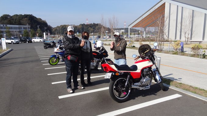 最終合流地は千葉県の二輪•自転車 道の駅しょうなんここからツーリングがスタートします。 