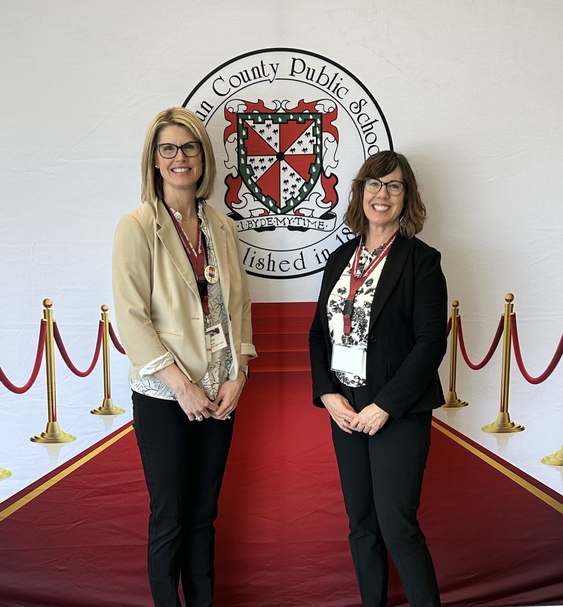 LCHS1954's tweet photo. LCPS 2023 Educators Rising Conference at Shenandoah Univ. was a great success! Captains enjoyed interacting with district peers and participating in amazing learning sessions!! #futurelcps @LCPSOfficial https://t.co/nxVOkJlC5M