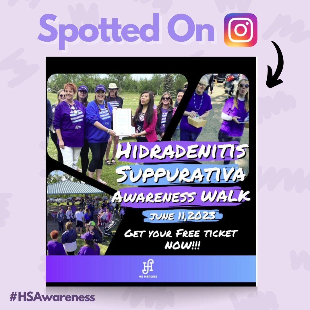 Great news! @hsheroesca have announced their 2023 hidradenitis suppurativa awareness walk for HS Week 2023. See their profile for more info. #hsawareness #hidradenitissuppurativa #BeAGP #MedTwitter #DermTwitter #Health ⁠