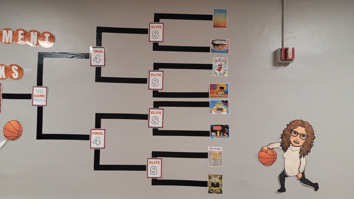 March Book Madness is ready to go! A little late, but better late than never. Thank you @mermull and @Admn_Mattaliano for helping me turn my vision into reality! #MarchMadness #MarchBookMadness #BookTournament #BookBracket #librariansoftwitter #librarytwitter