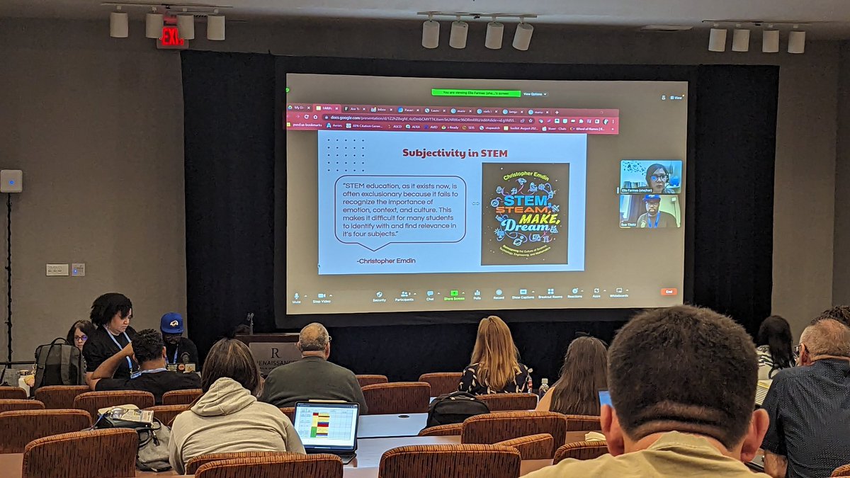 STEM is for everyone - Our students need to feel like they belong in computer science and stem...That means the experiences we provide  needs to acknowledge the diversity and assets students bring into the classroom! Bravo @MsFarinas and <a href="/EquityActionCA/">Equity In Action CA</a> <a href="/CitiCoach/">Leticia Citizen</a> <a href="/SueThotz/">Sue Thotz</a>