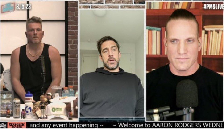 jzprice's tweet image. Aaron Rodgers on Pat McAfee Show: 

“A college player i’ve had my eye on is Connor Weigman. He is an absolute stud and will do amazing at Texas A&amp;amp;M. I’m honestly a huge fan of his game and am very excited to see what he can do with Petrino. I expect a Heisman season from him”