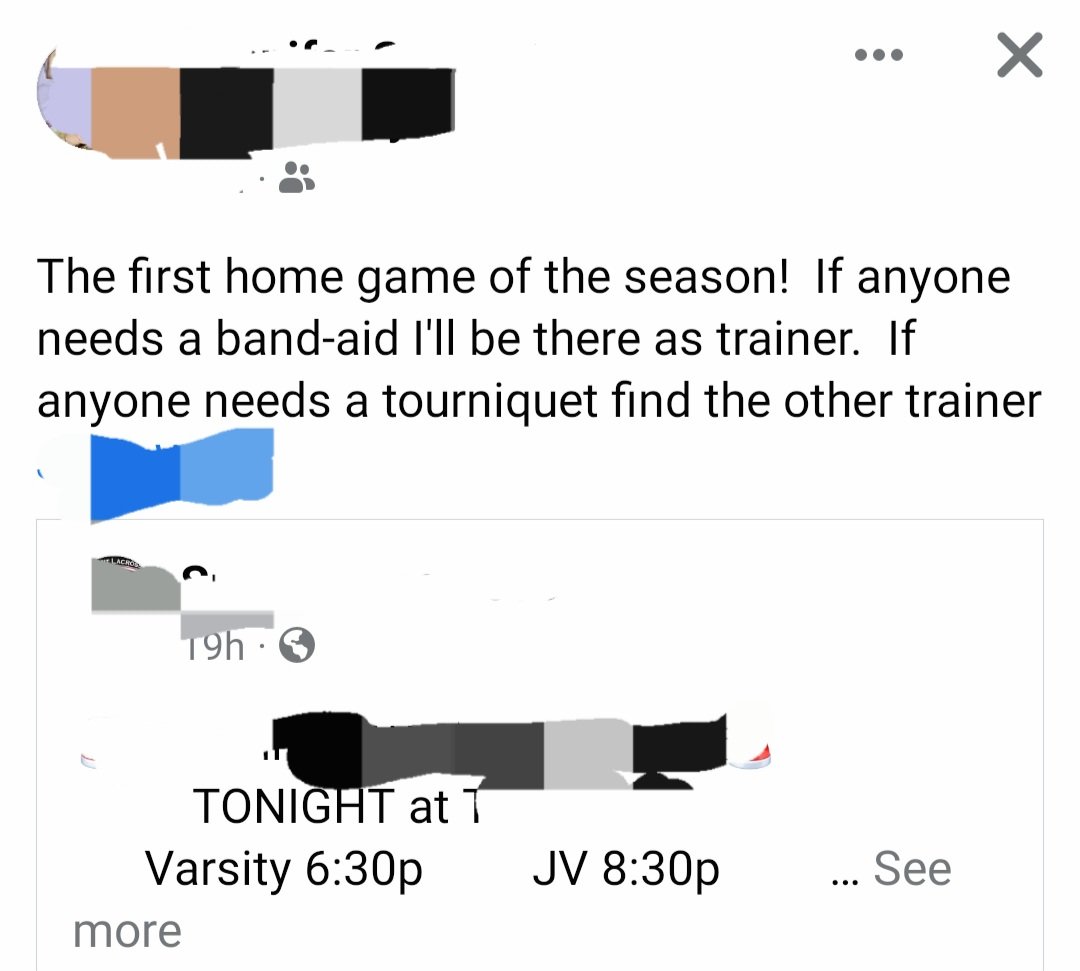 hughtrain's tweet photo. Happy #NATM2023 #ATtwitter 

Here I was hoping that after the events in January (Damar Hamlin, Army Hockey) that the public might have a better understanding of our profession.  Welp, that didnt last long.   (1/3) https://t.co/dzbXo477zy