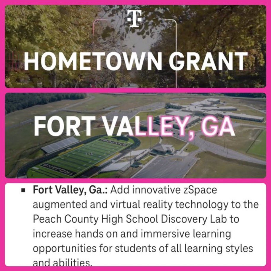 Congrats Fort Valley, GA! #hometowngrant