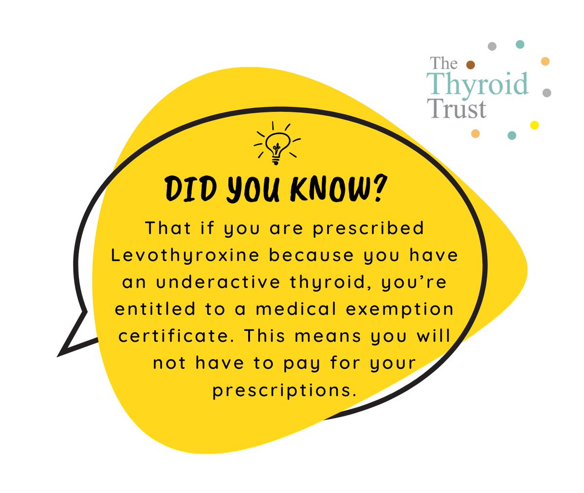 ThyroidTrust's tweet photo. This applies to UK based patients only. Whilst Hypothyroidism is on the list of specified medical conditions to qualify, hyperthyroidism is not. 

Source of information https://t.co/MIowTIGtsC 

#thyroidpatients #thyroidhealth #thyroiddisease #thyroidmedication #thyroidsupport https://t.co/3Js7dX2bCT