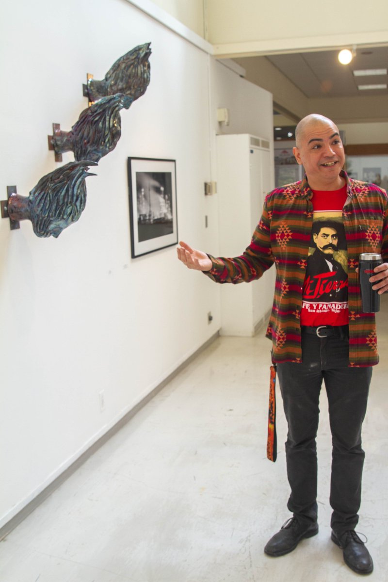 mhccadvocate's tweet photo. The Annual Faculty Arts Exhibit, hosted by the Visual Arts Gallery, runs through March 21st. Go check it out on campus! 

Link to the story here:
https://t.co/3QSlxEsOnb

Photos by Isabela Durighello/ The Advocate https://t.co/Tjr3EPHstA