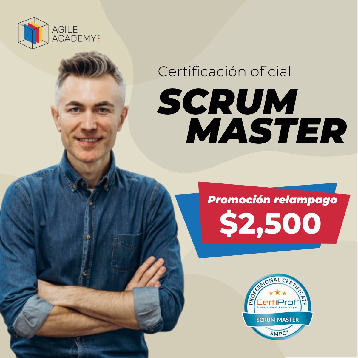 Toma uno, dos o los tres entrenamientos en #Agile para que sigas desarrollando tus competencias.
Precio relámpago, solo hoy y mañana.