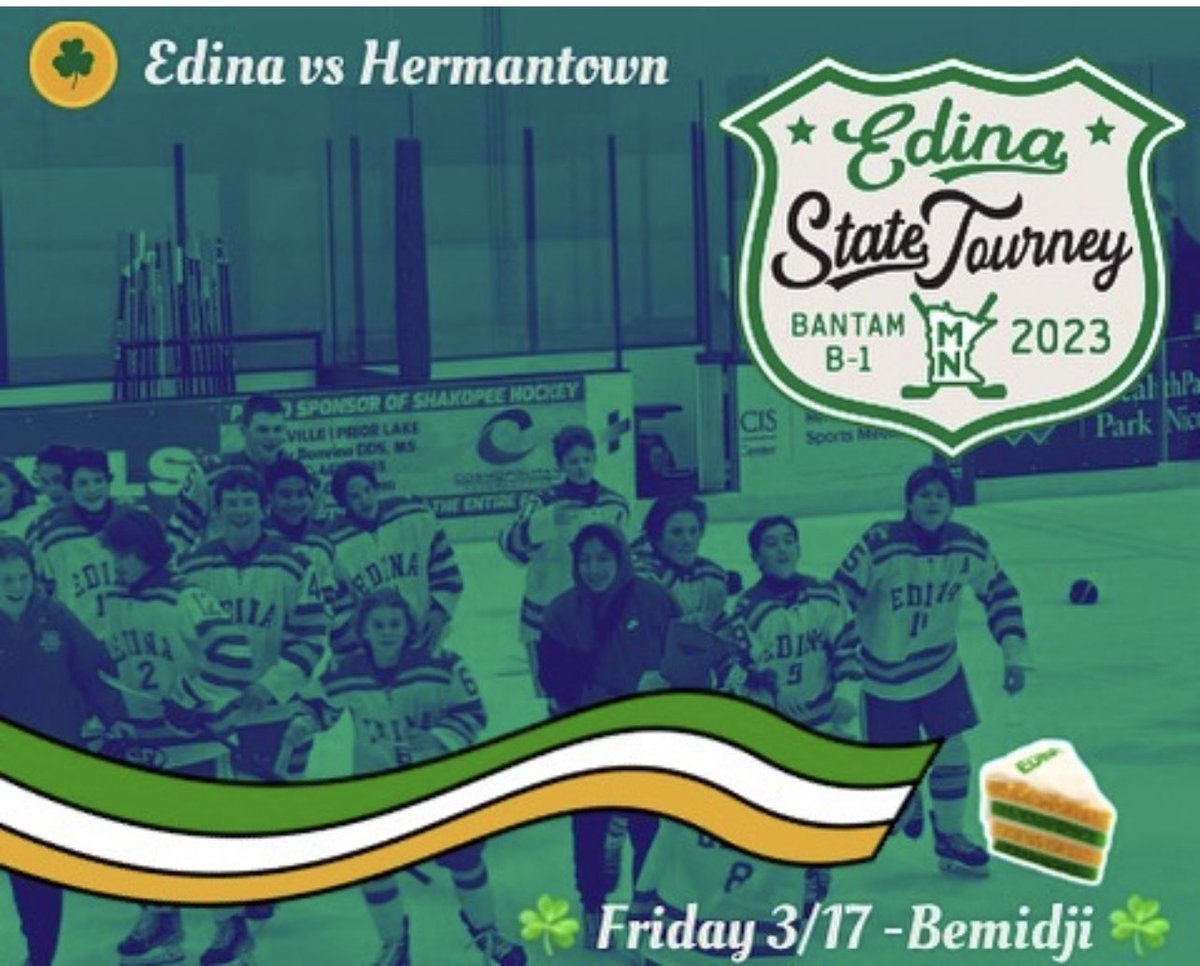 BB1White's tweet photo. 🚨State Tourney Time🚨
@MinnHockey 
@edinahornets 
@edinahockey https://t.co/sKD3G3N43f