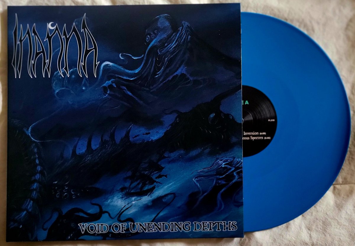 Beautiful blue 2LP of @InannaMetal 'Void of Unending Depths available at Floga Records. 

#chileandeathmetal #Inanna #deathmetal #metalonvinyl #metalcollector #technicaldeathmetal #progressivedeathmetal #extrememetalvinyl #deathmetalvinyl #voidofunendingdepths #metalchileno