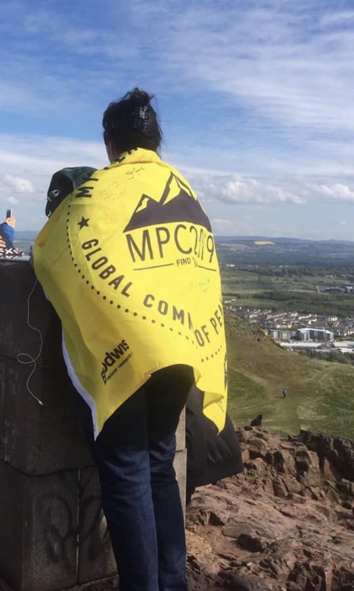 ConnieLee_67's tweet photo. @MyPeakChallenge @UFsPeakers @MediterraPeaker @NTXPeakers @SamHeughan #MPCFlagDay, is every day! So many incredible moments over the last 6 yrs! From my first climb in Scotland after losing 100 lbs,to my 1st gathering roadtrip,to starting #wildfirepeakers and #roadtrippeakers! Waving the #MPC flag with #peakerfamily is always special!💜
#MPC2023 https://t.co/yQwmlWWTti
