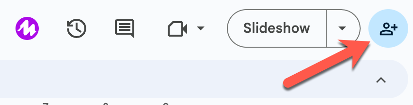 The "Share Button" no longer says "Share." 

#googleEDU #googleSlides