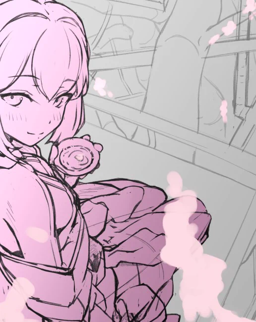 今月は仕事がちょっとかなり忙しいので、早めにりつきんの誕生日絵を考える。ずっと描きたかった桜第一惑星の風景の一部を描きたい、長年の妄想でいろんな脳内設定があるんじゃぁ!正月の絵でも実は少し描いたけど、もっと踏み込んでみたいな～。 描けるかしら… 