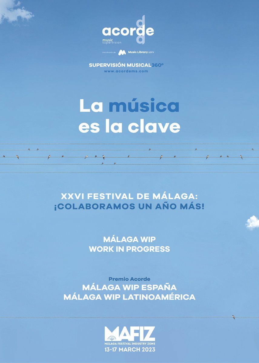 musiclibrarysfx's tweet photo. Nos despedimos del @festivalmalaga @MAFIZMalaga @SpScreenings #Content #SpainScorecom con premios para las secciones #WIP y #MAFF https://t.co/9vOUXpGf3X ¡Gracias por contar con nosotrxs un año más! Watch this space! https://t.co/T3sK5e0Os3