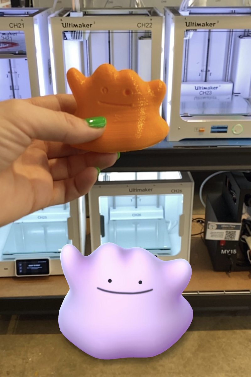 kno_way's tweet photo. When I can’t think of anything to 3D print, I default to Pokémon. https://t.co/yJDTTBrx8L