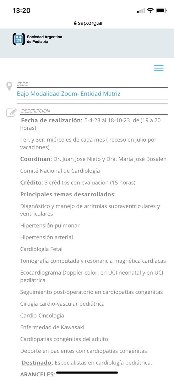cardiopedhnn's tweet image. Curso de actualización en #cardiopedia de la Asociación Argentina de Pediatría.

sap3.org.ar/i2/clientes.php