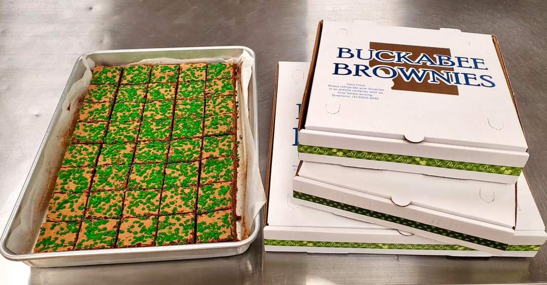 Two more days to grab some Shamrock Brownies before the leprechaun is here! ☘️