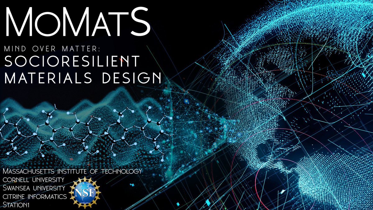 Join our Team! Exciting Career Opportunity with New MIT-Led NSF Convergence Accelerator Grant to Advance Sustainable "Socioresilient" Materials Design. Seeking 2 roles: Program Management Support (lnkd.in/g7PQYh5D); Stakeholder Engagement Support (lnkd.in/gP4gY-fy).