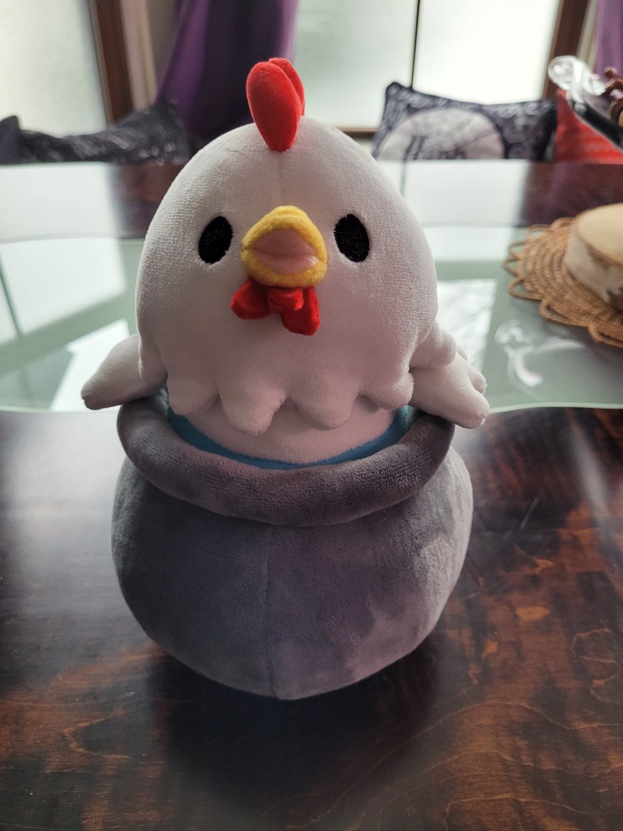 Bawkbasoup's tweet photo. The Bawkbasoup plush is finally on sale!! https://t.co/hzT2civuyU I'm extremely happy with how it turned out 🥹 Its limited time only so order while you can 😳 https://t.co/tDUe0Sqbgn
