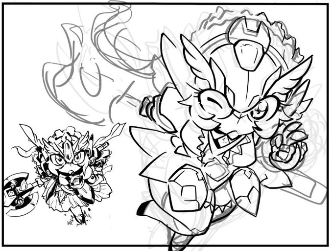 ウーンドウォートちゃんも大大大活躍!!
ルーンシフトで華麗に変身〜♥ 