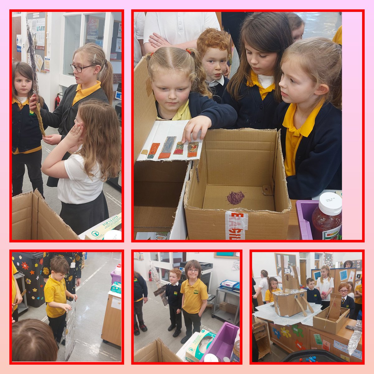 minishant_ps's tweet image. Class 1 &amp;amp; Class 2 came together this afternoon to share &amp;amp; celebrate  Cardboard Box Day! Every single pupil gave this task 100%, showing their individuality, creativity, and great team spirit! Definitely some STEM stars of the future!  @ScienceWeekUK @STEMLearningUK #STEMWeek2023