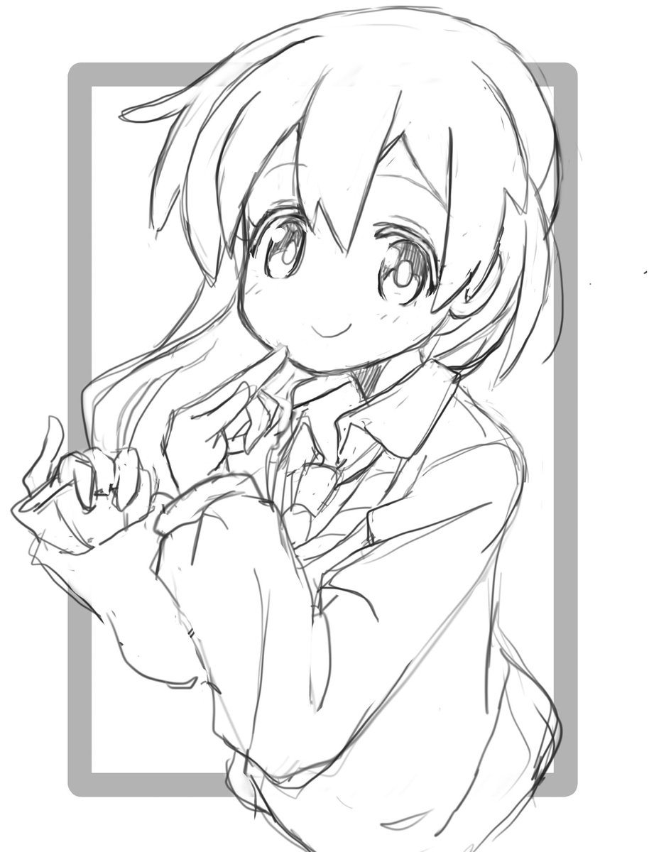 昨日のJKまひろちゃんが可愛かったと言う落書きw

#おにまいお絵かき 
