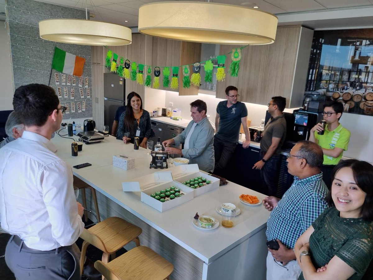 AtturraMS's tweet photo. 🍀 Today is St. Patrick's Day, a day that honors Saint Patrick and the introduction of Christianity to Ireland, while also celebrating the heritage &amp; culture of the Irish people. We commemorate the occasion over some delicious food &amp; Guinness! 🍻
#stpatricksday #teambuilding https://t.co/ABHwN4ZQVD