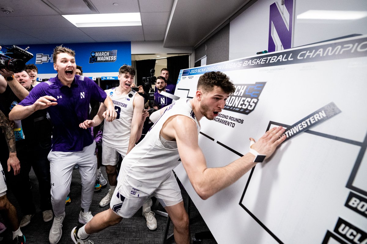 NUMensBball's tweet image. Survive and ADVANCE.

#GoCats | #MarchMadness
