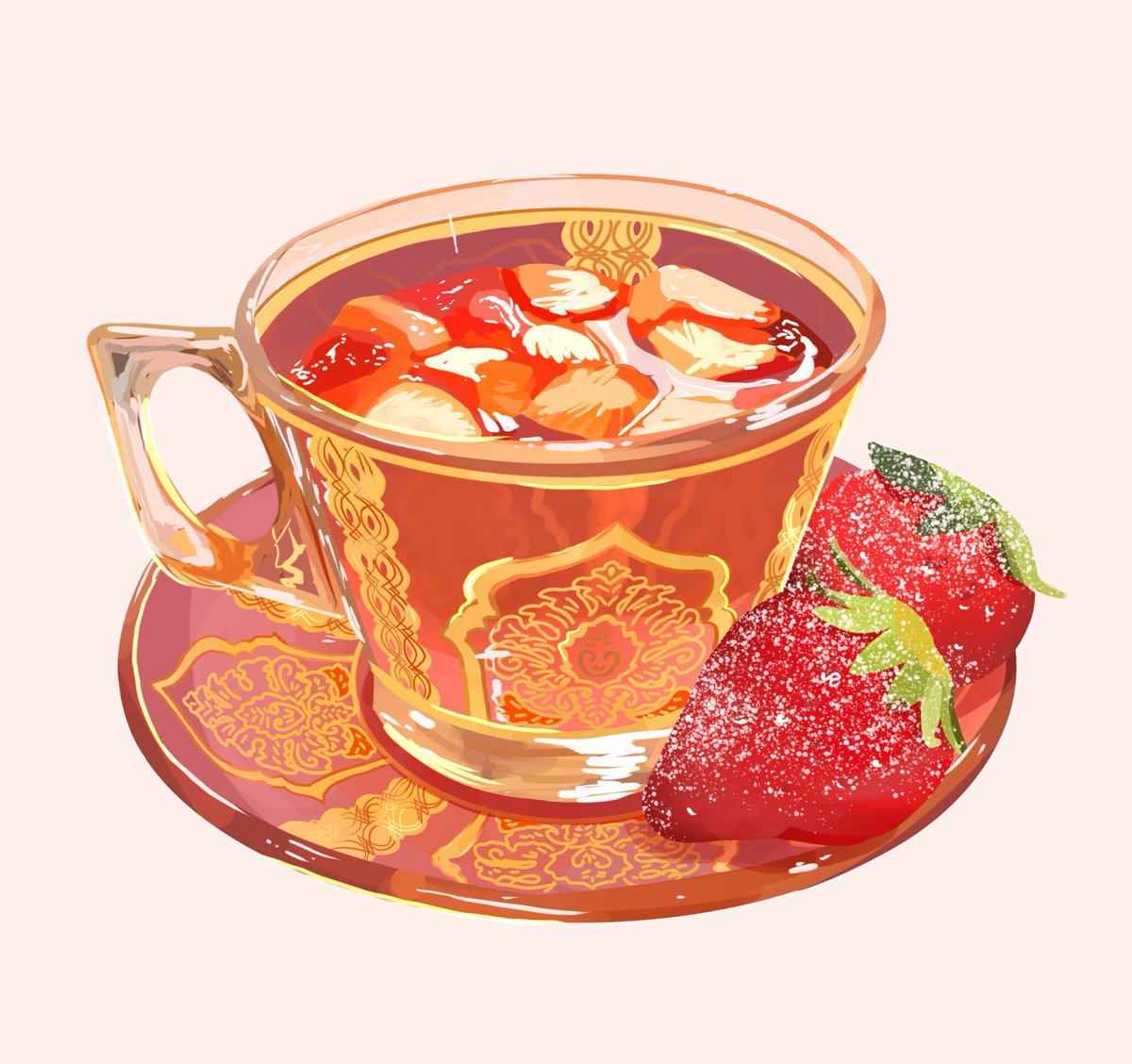 「probably these iconic teacup studies!   」|꒰ rain ꒱のイラスト