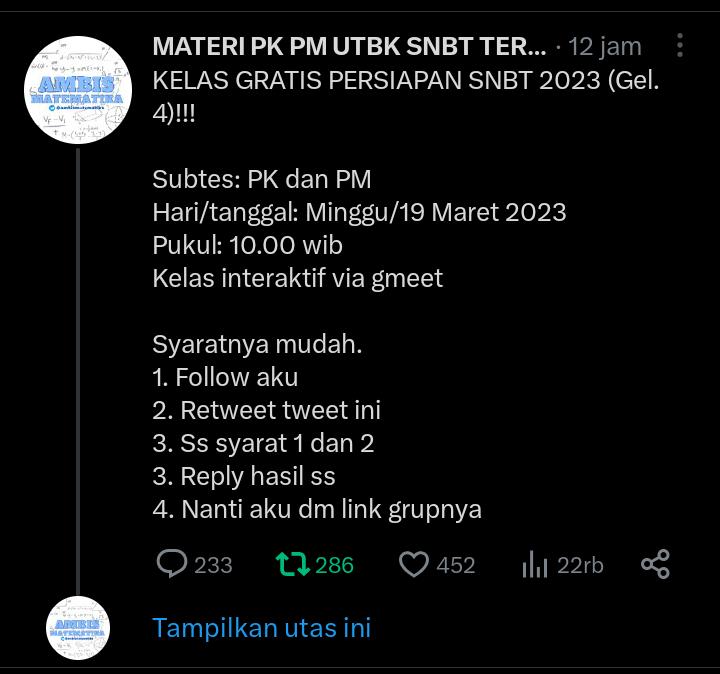 Nissaa2204's tweet photo. @ambismatematika done kak https://t.co/PmVgxD1VMN