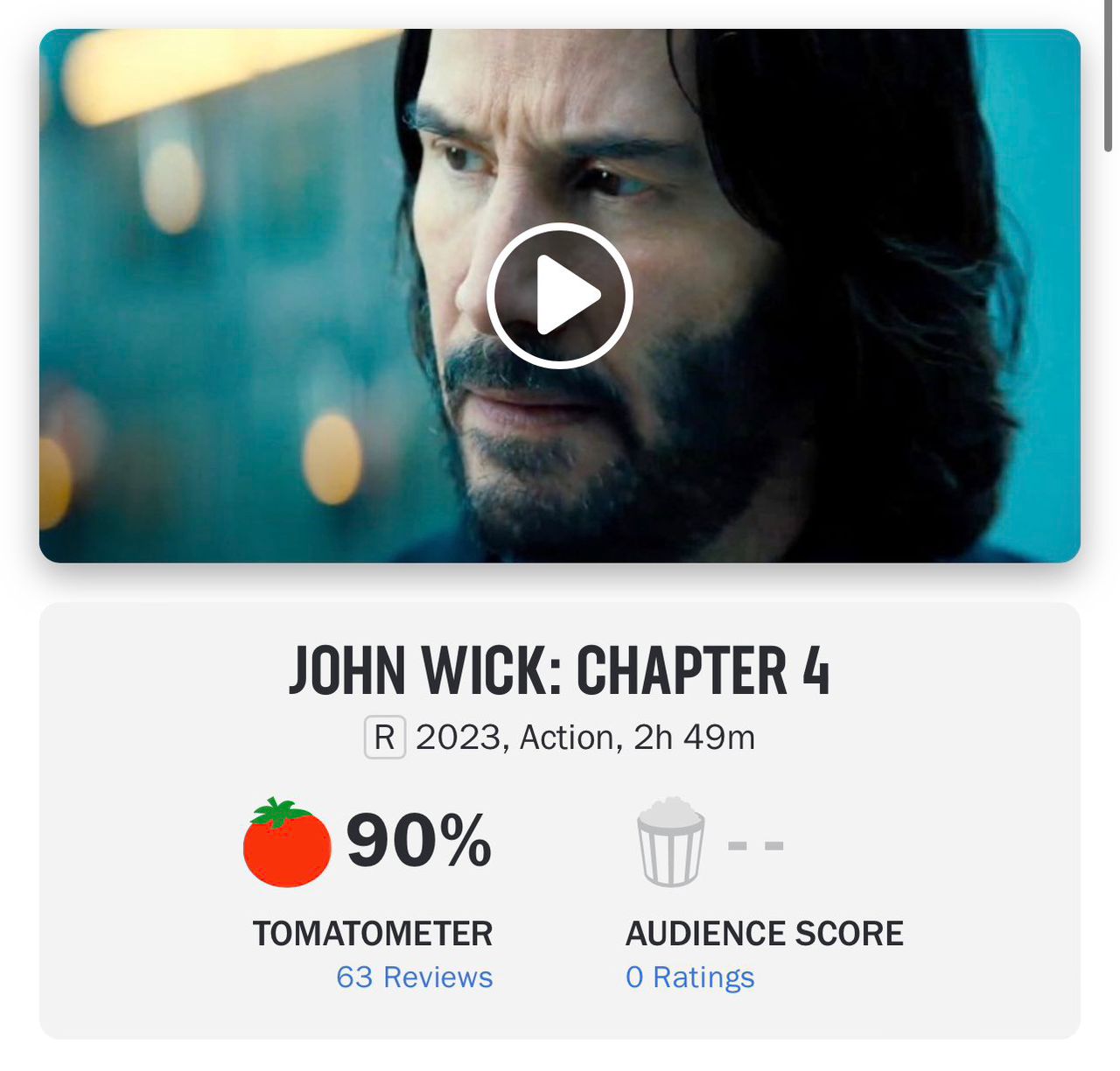 John Wick: Chapter 2 - Rotten Tomatoes