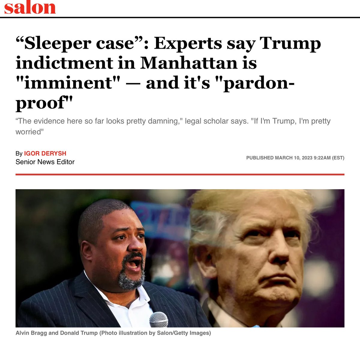 cwebbonline's tweet image. I no longer get excited or even hopeful when I hear, “Trump indictments are imminent”.  How many times have we heard that?

And I actually get pissed when I hear someone say, “No one is above the law.” LMK when justice is actually served. 

Who else?