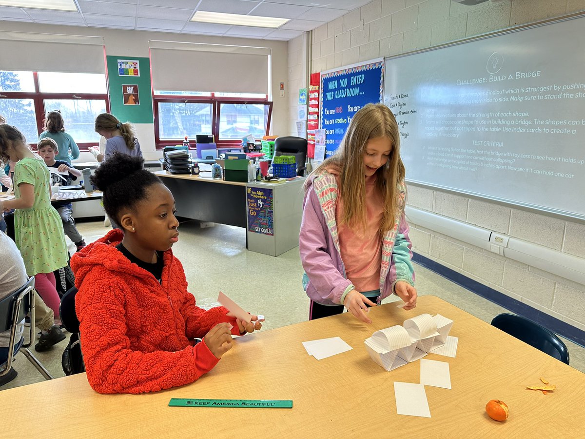 Mrs_Marth's tweet photo. Engineering Challenge: Bridge Design https://t.co/feKiaYSHpG