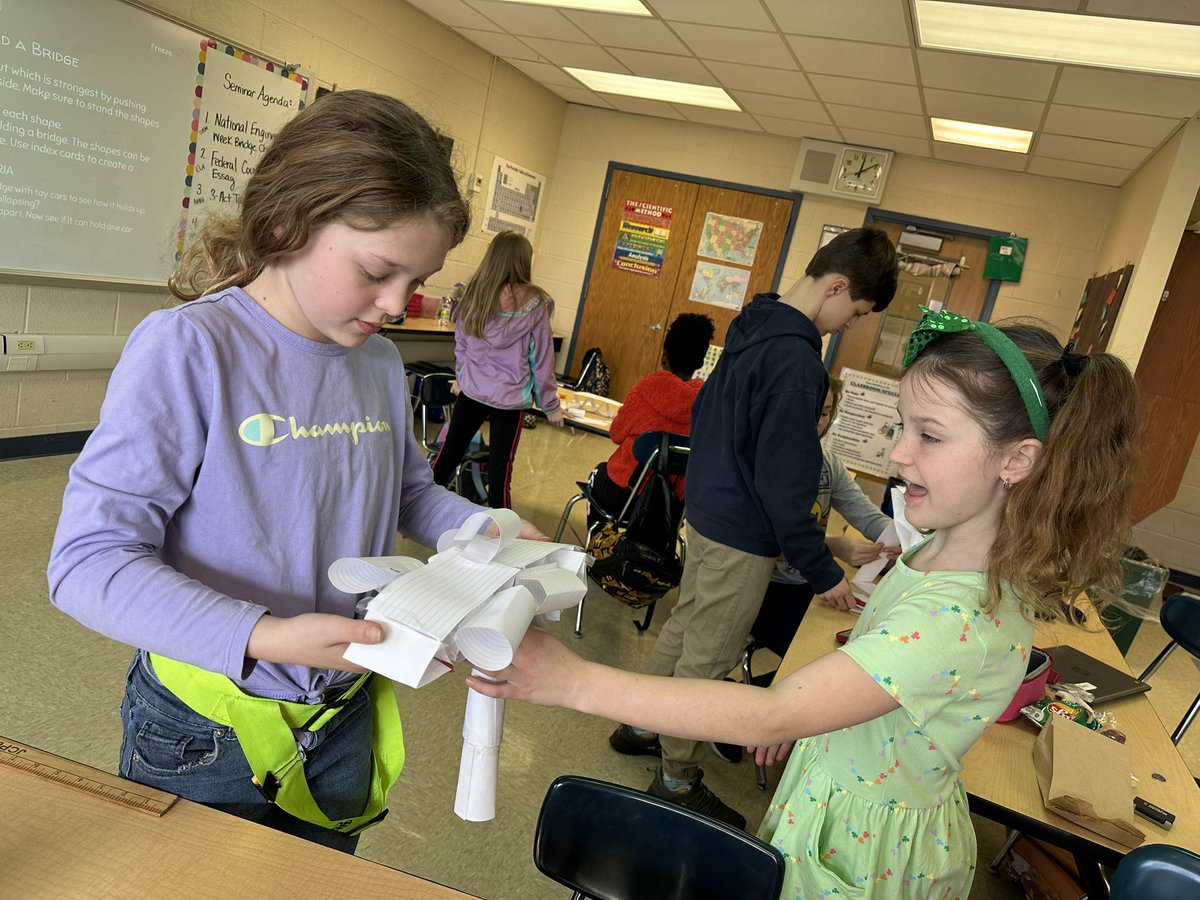 Mrs_Marth's tweet photo. Engineering Challenge: Bridge Design https://t.co/feKiaYSHpG