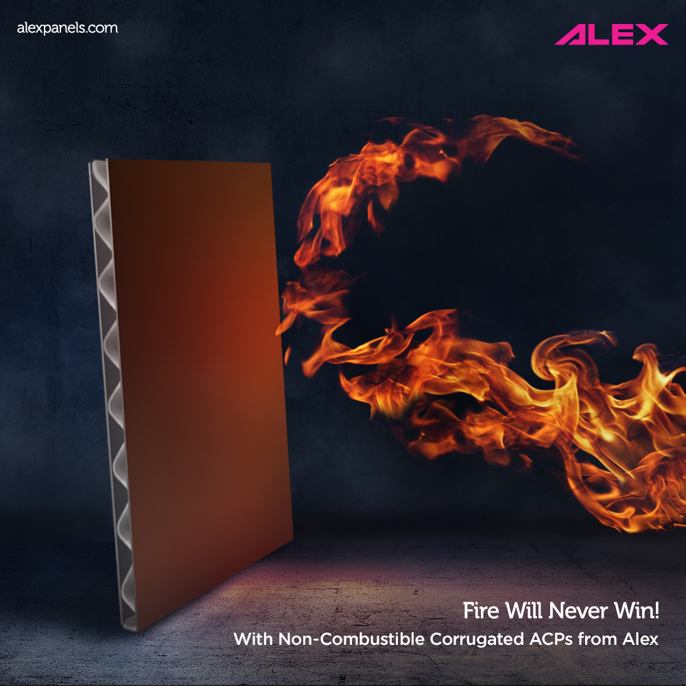 alexpanelsacp's tweet photo. Winning against fire is easy with Non-Combustible Corrugated Fire-Retardant ACPs from Alex.
Call: +91 9311391196 
Visit us at: https://t.co/TCwbmMDz1h

#alexpanel #alex #fireretardant #termiteproof #acppanel #architecture #fireproof #interiordesign #ultradurable https://t.co/nvmvWYbdD6
