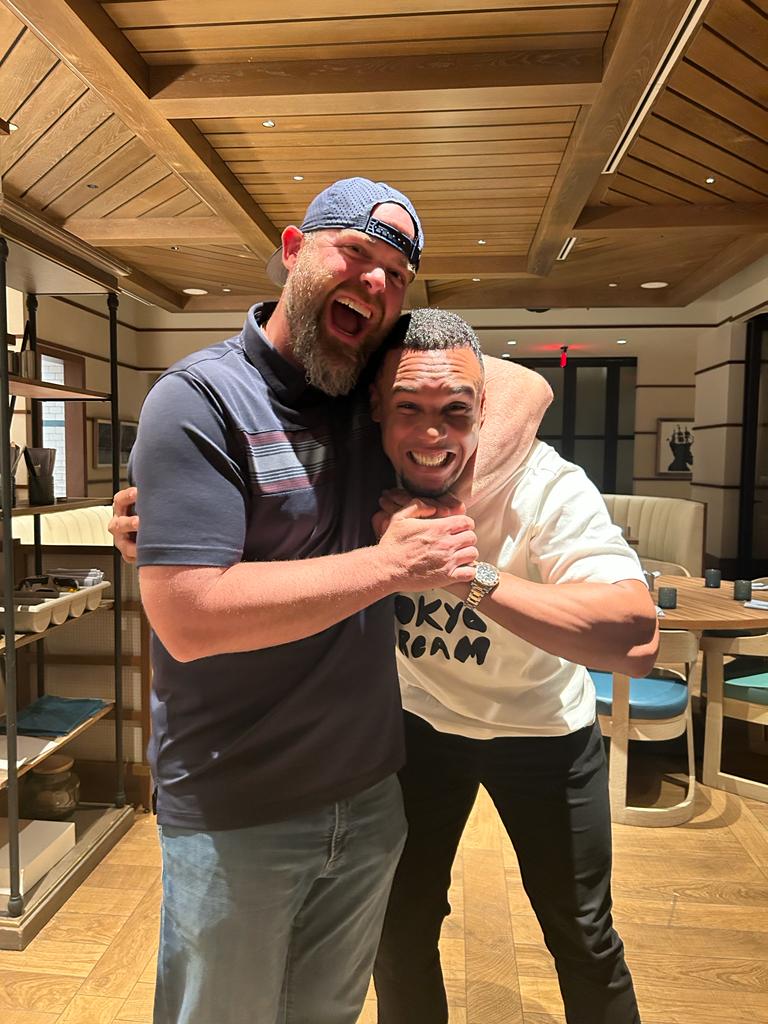 RealCarlosGomez's tweet image. Reunited with my boy Brian McCann!! He finally got me 🤣🤣🤣