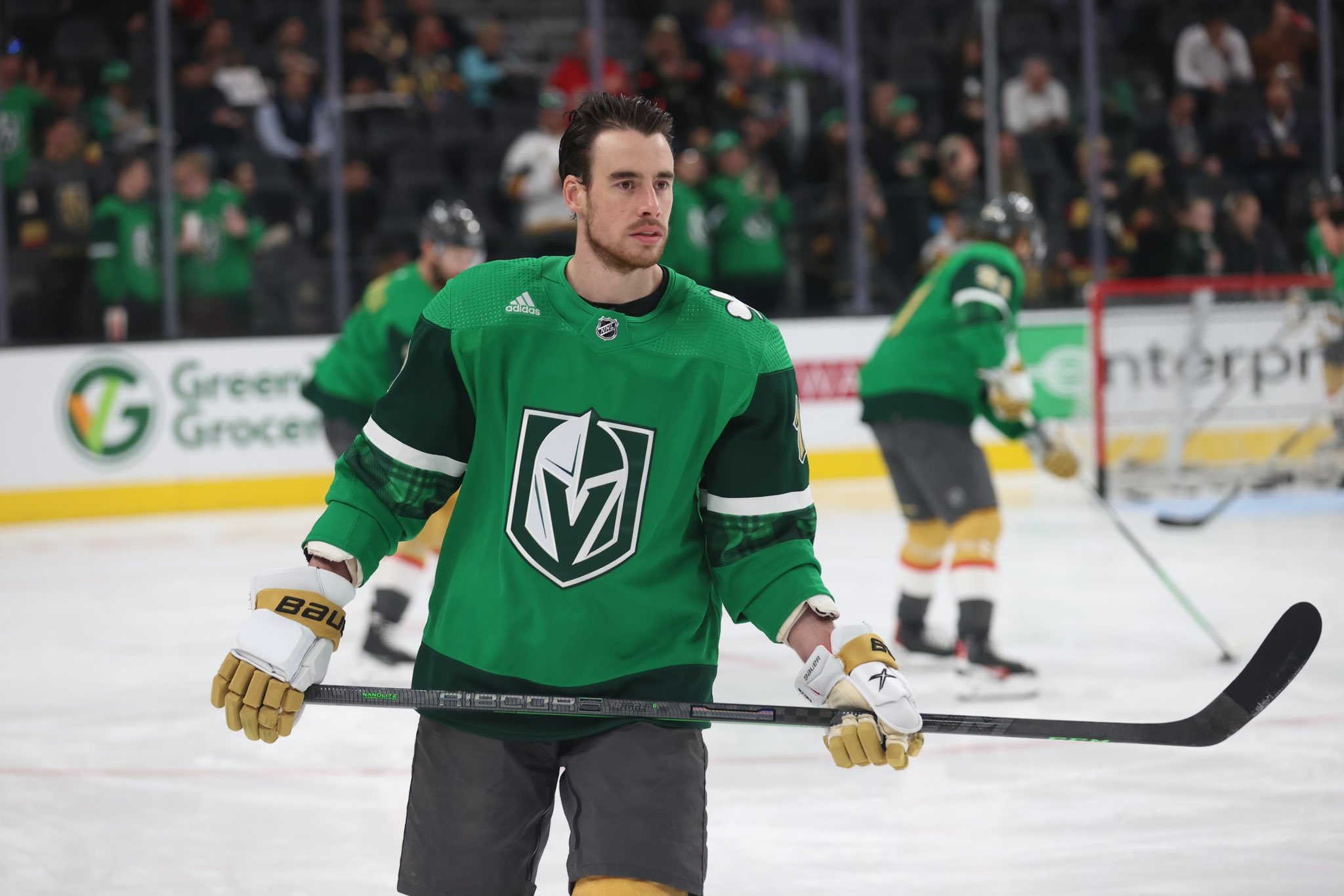 Vegas golden knights St. Patrick's day jersey