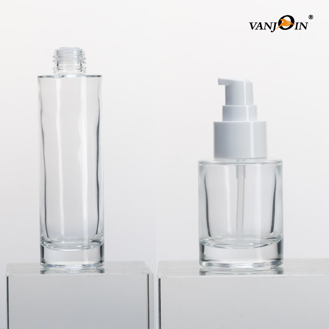 Best Cosmetic Glass Packaging Solutions #vanjoin 
vanjoinglas.com
#lotionpump #toner #cosmeticpackaging #glasspackaging #lotion #glassbottle #pumpbottles #clearglass