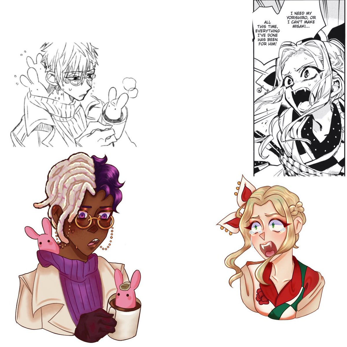 macabrepaws's tweet photo. This is from a few weeks ago but I want u guys to have it <3 of course 2 of my favs get such minimal screen time lmao #tbhk #tsuchigomori #tbhkyako https://t.co/LypkFEdYRS