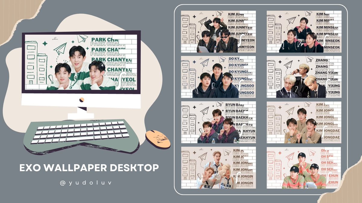 yudoluv's tweet photo. EXO youtube update desktop ver;
— WALLPAPER 

#SUHO #BAEKHYUN #XIUMIN #SEHUN #CHANYEOL #KAI #KYUNGSOO #XIUMIN #LAY #EXO https://t.co/M0eEMM1yy2
