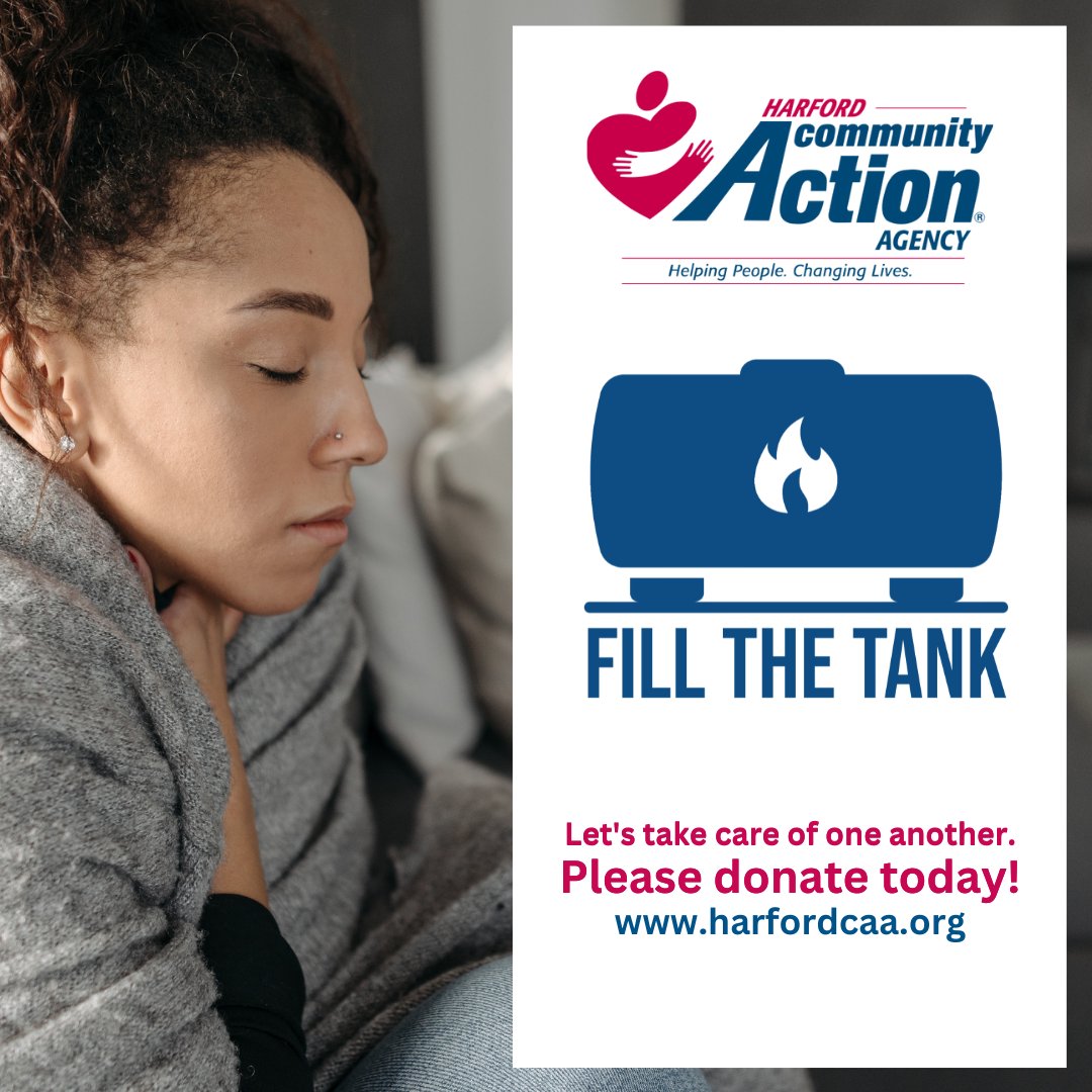 Fill the need by helping Fill the Tank! Donations help fill the oil tanks for these families and keep the heat on during cold months! Thank you, for considering a donation to help out your neighbors! harfordcaa.org/fill-the-tank