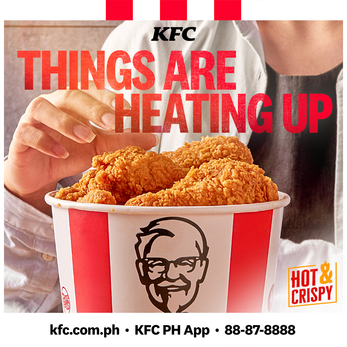 KFC Philippines on Twitter "Hot, crispy, and oh so good! Feel the heat