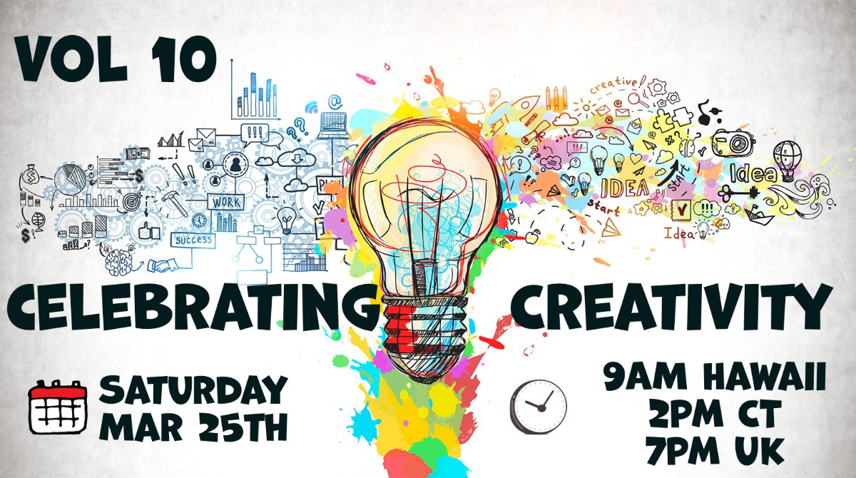 🤩🥳Don't forget - the FINAL volume of #CelebratingCreativity is coming to you in just over 1 week. Set your 🔔 youtube.com/live/37hVX-RXR… @mcdonald_kecia @EscobedoGt @dmschies Want to present? let me know! 💙 @TechyLeaderEDU @buddyxo @WhatTheTrigMath @R_CILR