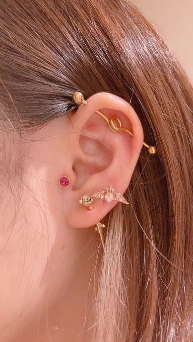 今日のピアス 