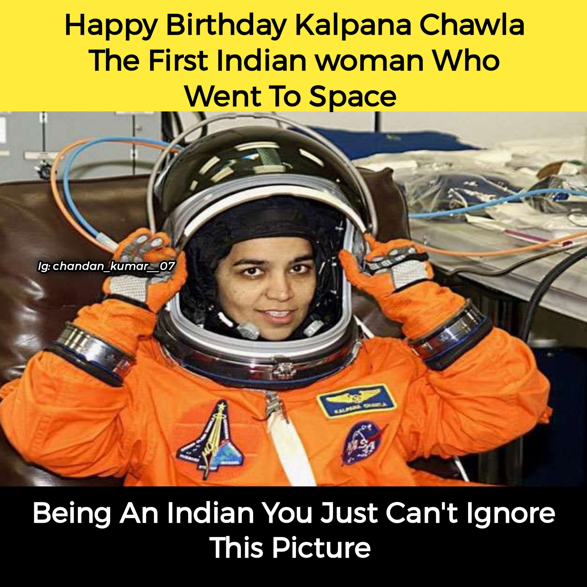 Happy Birthday Kalpana Chawla   