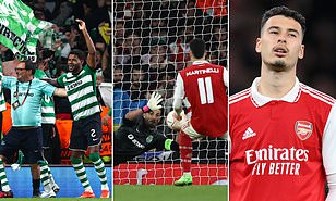 OVERNIGHT:

Arsenal crashed OUT of the Europa League following a penalty shootout defeat to Sporting Lisbon.

Gabriel Martinelli had his spot-kick saved; and this came after Pedro Goncalves' stunning long-range strike ensured a 1-1 draw.

#UEL #seanknows